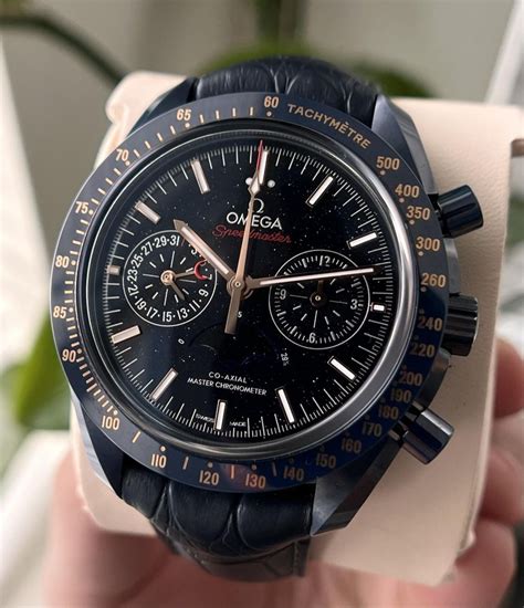 omega speedmaster moonphase aventurine.